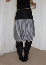 FOLD BALLOON MIDI SKIRT (2color)