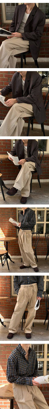 [F/W] Warm half banding pants(6color)