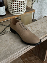 ASCLO Classical Round Derby Shoes (2color)