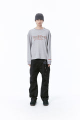RACING PHENOMENON WAFFLE L/S TEE (GRAY)