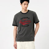 Essential Standard Short-Sleeve Ringer T-Shirt Arizona Charcoal