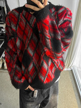 ASCLO Fade Argyle Hairy Knit (2color)