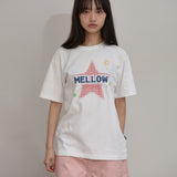 MELLOW スターチェックハーフTシャツ