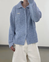 Arin Collared Knit Warmer Cardigan
