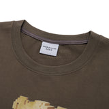 24FW ブロックベアショートスリーブTシャツ ココア