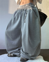 KNEE TWOTUCK BALLOON KEY RING LONG PANTS 🤎🩶🖤🤍💚6COLOR