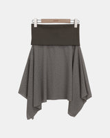 Kure Folding Lace Midi Skirt
