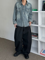 OW Washed Pocket Denim Shirt (2C)
