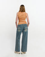 Layered Sleeveless _ ORANGE