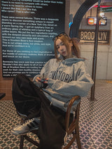 New York Cotton Over Hoodie