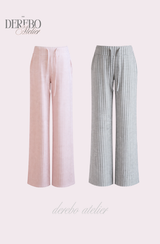 mood check cotton banding casual pants (REGULAR TYPE)