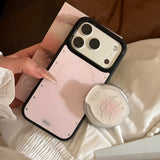 マザーオブパール フィッシュ ゴールドフレーム マグネティック iPhone ケース