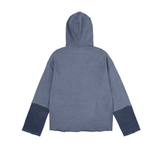PIGMENT CUTTED HOODIE_BLUE NAVY