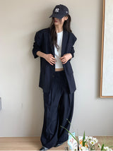 PAPERMOON PIN STRIPE BLAZER JACKET
