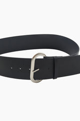 Bold leather belt