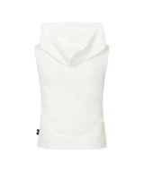 TATTOOED GRAPHIC COWL SLEEVELESS_WHITE