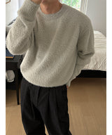 [Unisex] Angora round neck knit(7color)