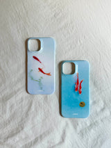 [lychee wave koi goldfish hard case]