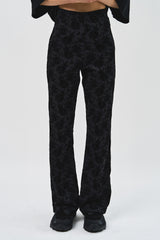 (W) Rose Jacquard Pants (2color)