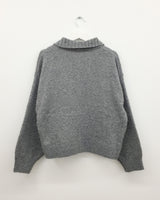 Dean Boucle Collar Cardigan (4 Colors)