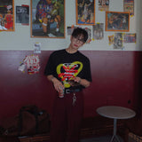 ASCLO ヒューチャーフラワーショートスリーブTシャツ(2color)