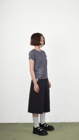 ミュージックノートホットフィクスTシャツ インディゴ