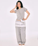 Dot wing baby tee (3colors)