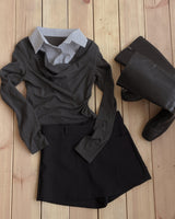 Schee Shirt Drape Knit