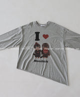 モンチアンバランスドアイラブTシャツ