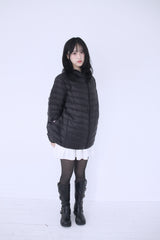 Duck-Down Light Hooded Slim Lightweight Padded (2colors)