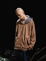 24AW クリサリスデュアルフォームフォワード＆バックジップニットジャケット