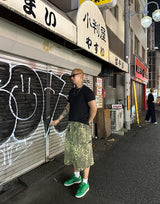 [UNISEX] レオパードカーゴバミューダパンツ