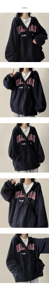 Mern Boxy Fit Hooded Zip-Up