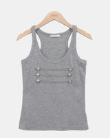 Shuar Napoleon Sleeveless Top