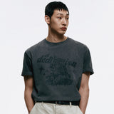 デディケーションピグメント Tシャツ_チャコール