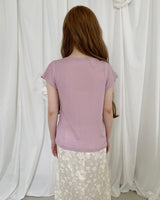 BELL DRAPE WRAP T-SHIRT