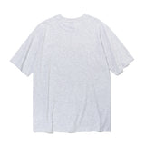 K プリントショースリーブTシャツ / K PRINTING SHORT-SLEEVED T-WHITE MELANGE