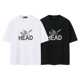 ヘッドアートワークTシャツ (2color)