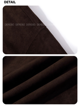 Modern Warm Suede Mustang Long Coat