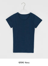 シュルベーシックカラー半袖Tシャツ