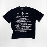 NU ビッグフロントオーバーフィットTシャツ - 4COLOR