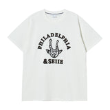 デビルアップリケTシャツ オーバーフィット アイボリー