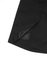 Draped Long Skirt _ BLACK