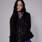 SHEISSHE/MULTIPLE-ZIPPER JACKET