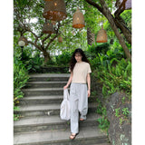 Nutty Stripe Banded Pants