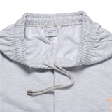 24FW ROUND SCRIPT BOUCLE LOGO PANTS GREY