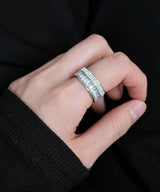 Cubic Tennis Bold Ring