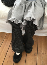 Rayuni Stripe Bootcut Banding Pants