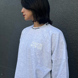 EXAMPLE カーシブサークルロゴビッグカーラー L/S TEE