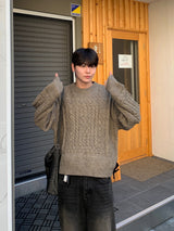 Try embossed twist knit